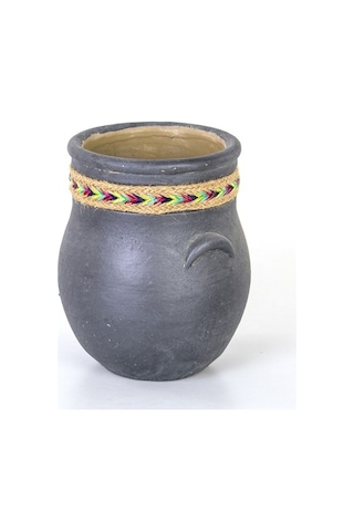 Euro Flora Küp Beton Saksı 15X24.5 Cm