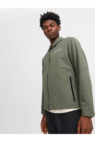 Jack & Jones Jcotrack Shacket Erkek Ceket Yeşil
