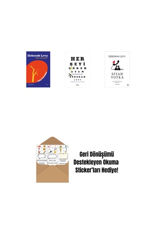 Gayrimenkul + Her Şeyi Gören Adam + Siyah Votka + Okuma Sticker'ları