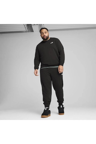 Puma Ess Small No. 1 Logo Siyah Erkek Sweatshirt 682564-01 Siyah