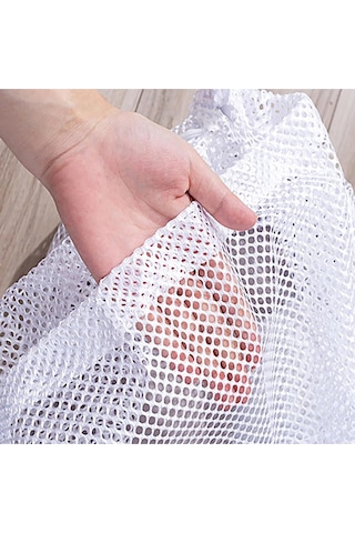 35x45 Cm Delikli Çamaşır Yıkama Filesi Beyaz File Torba Sütyen & İç Çamaşırı Koruma Filesi Beyaz