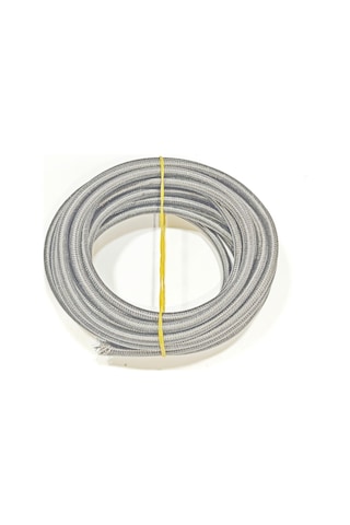 Siyah Renk 6mm Cam Elyaf Örgü Yanmaz Kablo 5metre, -60/+180 C 1 Adet