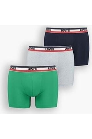 Levi's 8720245444620 - Sportswear Logo Boxer Briefs - 3 Pack Beyaz