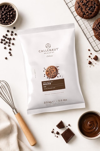 Callebaut Chocrocks Bitter Parça Çikolata 4 7 Mm 2,5 Kg