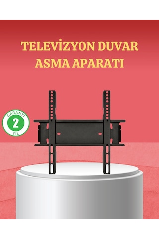 32-42 İnç Tv Askı Atı Kolay Kurulum Düz Ve Kompakt Tasarım