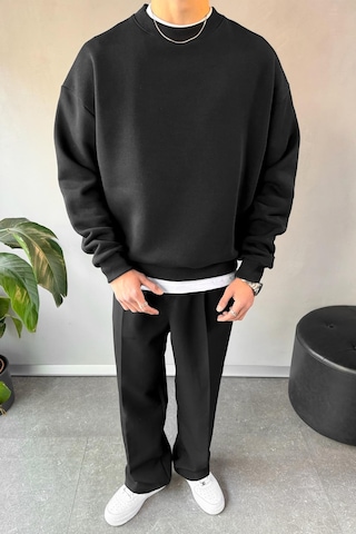 Flaw Basic Oversize Sweatshirt Siyah Sİyah