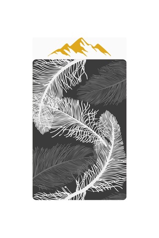 Modern Desenli Dijital Baskı Kaymaz Taban Halı H0957 Renkli