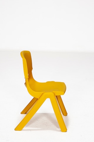 Junior 2 Adet Kreş Anaokulu Çocuk Sandalyesi Sert Plastik Sarı
