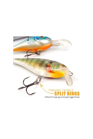 MSO Olta Balıkçılık Paslanmaz Çelik Ultra Güçlü Split Ring