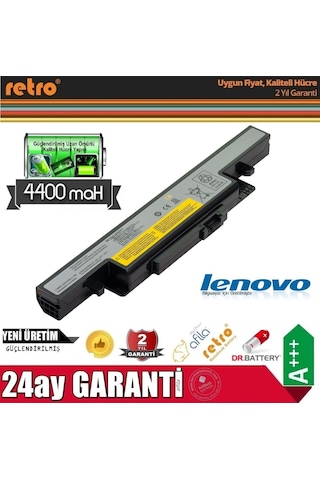 Lenovo Uyumlu ideaPad Y510 Y510N Y510P Y500P Notebook Batarya Pil
