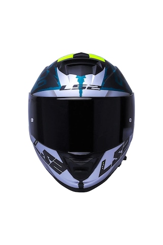 Ls2 Storm 2 Sprinter Siyah Vizör Kask Gri - Siyah