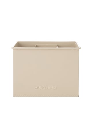 Mudo Home Roma Bölmeli Düzenleyici Mat Bej 19x16x13