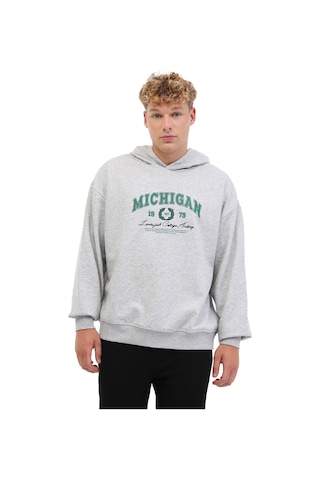 Lumberjack Ml Ade 16blo-04 5pr Grı Melanj Erkek Sweatshirt 000000000102023972 Gri