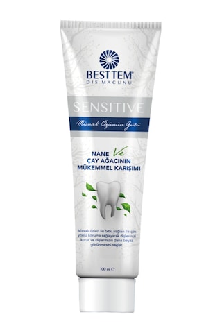 Besttem Sensitive Nane Çay Ağacı Diş Macunu 100 G