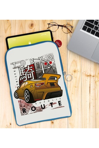 Bk Gift Tokyo Route Tasarımlı Taşınabilir Koruyucu Tablet Kılıfı