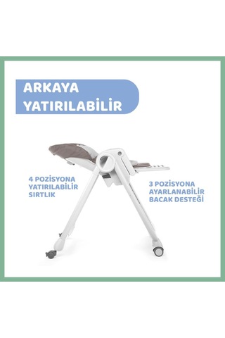 Bşkvirgo Mama Sandalyesi Brown Renk: Brown Bsk2026