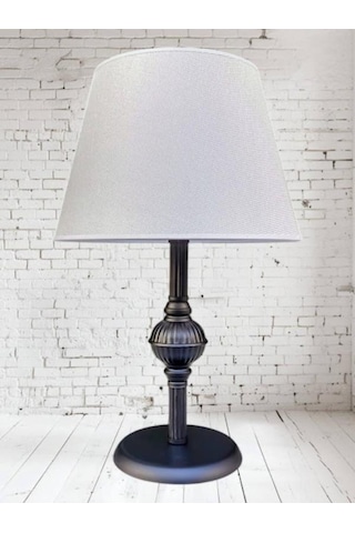 Riga Abajur Siyah Uzun Krem Şapka Siyah