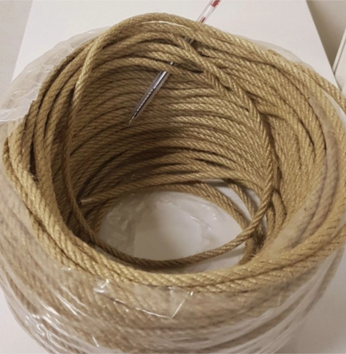5 Mm Jüt Halat Ip Dekoratif Hasır Ip Süsleme Ipi 50 Metre