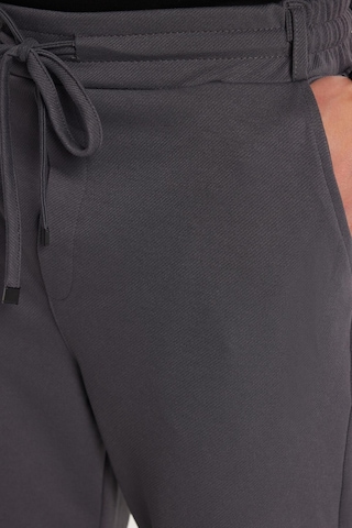 Tudors Erkek Slim Fit Pamuklu Beli Bağlamalı Yan Cepli Katlamalı Paça Jogger Antrasit Pantolon-33813 Antrasit