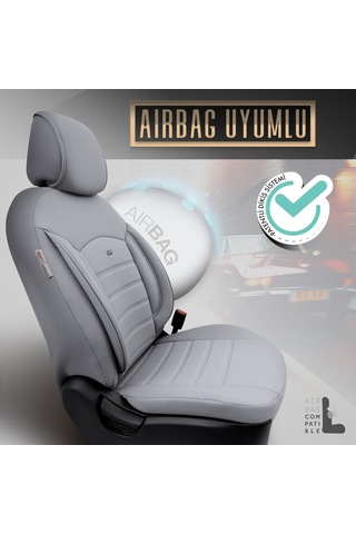 Inspire Design Premium Deri Ekstra Destekli Universal Oto Koltuk Kılıfı Tam Set