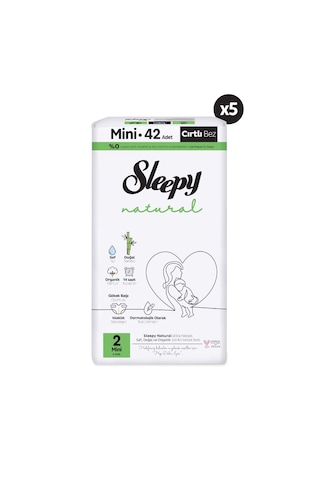 Sleepy Natural Büyük Fırsat Paketi Bebek Bezi 2 Numara Mini 210  Adet