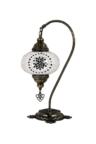Osmanlı Mozaik Lamba Gece Lambası Abajur Doğum Günü Hediyesi Pembe