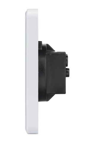 Dealuxx Cam Çerçeveli Üçlü Beyaz Priz 398340812