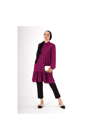 Fatma Sezen Mor Tunik Çok Renkli