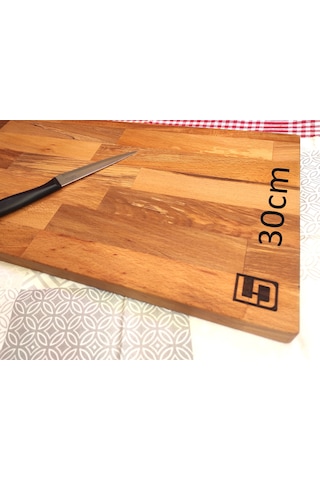 Büyük Boy Masif Ahşap Kesme Doğrama Master Şef Tahtası