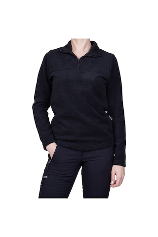 Alpinist High Hill Kadın Polar SweatShirt Siyah