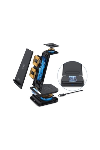 Ally 15 W 3 In 1 Wireless Kablosuz Şarj Standı