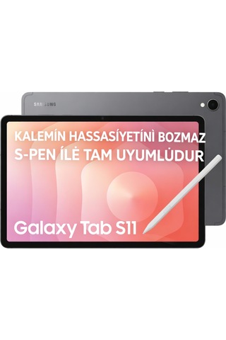 Samsung Galaxy Tab S11 Tamperli Cam Ekran Koruyucu,kalemle Tam Uyumlu