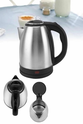Mey İthalat Yeni Nesil Saplı Uzun Ömürlü Paslanmaz Çelik Su Isıtıcı Kettle