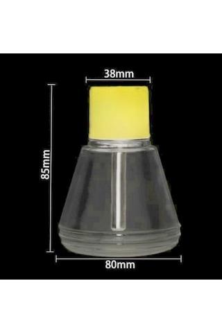 150Ml Kapaklı Cam Tiner Likit Şişesi Sıvı Uçurmaz Pompa Yağdanlık