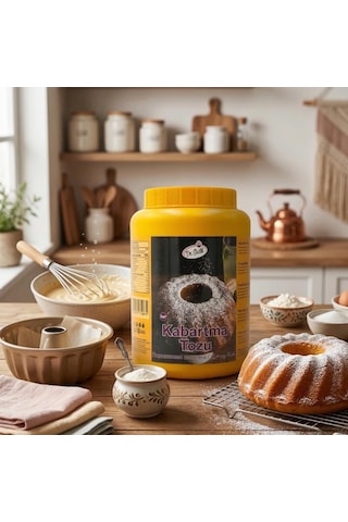 Kabartma Tozu 2 Kg Pasta, Kek Ve Hamur İşleri İçin Profesyonel Kabartıcı