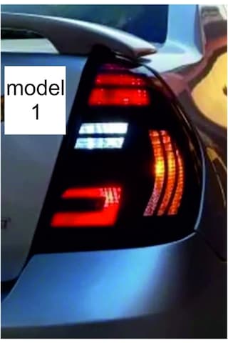 Clio 2 Sedan İçin Uyumlu Aksesuar Led Görünümlü Stop Farı Kaplama Model 1