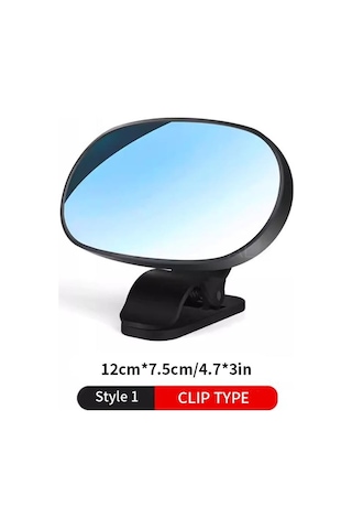 Seametal Araba İç Ayna Bebek Aynaları Pano Vantuz Ön Cam Güneşlik Plaka Klipleri Yardımcı Dikiz Aynası Gözlemleyin Clamp Oval