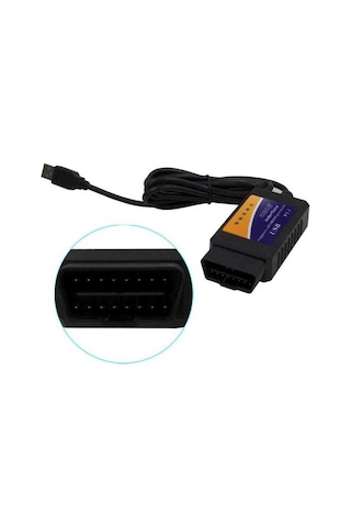 Elm327 Araç Arıza Tespit Cihazı Obd2 V1.5 Usb Pıc18F25K80 Çips
