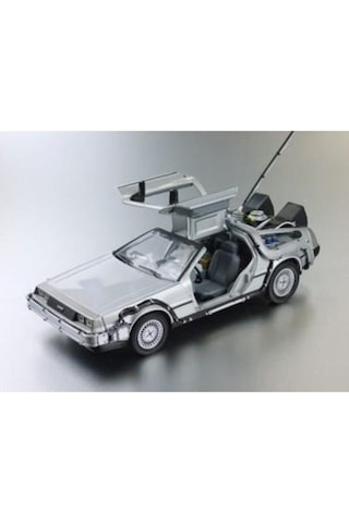 Welly Geleceğe Dönüş Arabası Seri 1 Metal Model Araba Back To The Future Delorean 1/24 Ölçek