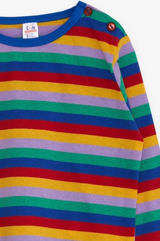 Breeze Erkek Bebek Uzun Kollu Tişört Çizgili 9 Ay-3 Yaş, Karışık Renk Çok Renkli