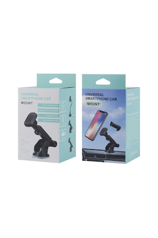 Araba Araç İçi Manyetik Telefon Tutucu Güçlü Mıknatıs, Vantuzlu Teleskopik Tasarım Telefon Tutacağı