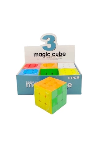 1 Adet Magic Cube Yapışmaz Zeka Küpü Rubik Küp 5.5 X 5.5 Cm