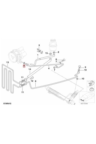 Bmw Hidrolik Direksiyon Sistemi Conta D 7,65mm 64508390601 Orj. 2 Adet