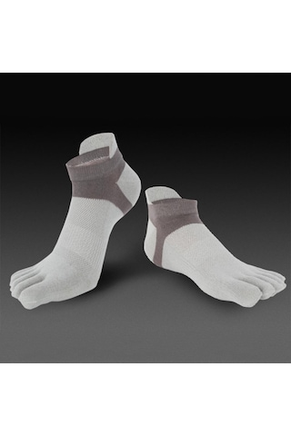Homyl Erkekler Ve Kadınlar Için Ayak Bileği Çorap Pamuklu Gri