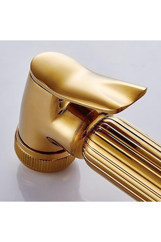 Trendooze Homyl Bakır Tuvalet Bide Püskürtücü Altın Duş Başlığı El Altın