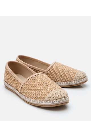 Hotiç Kadın Süet Bej Hasır Detaylı Espadril 01ayy306130a310 Bej
