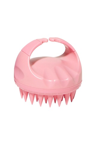 Qingmipy Yumuşak Silikon Şampuan Fırçası: Saç Derisi Masajı Ve Temizlik İçin Ergonomik Tasarım, Pembe