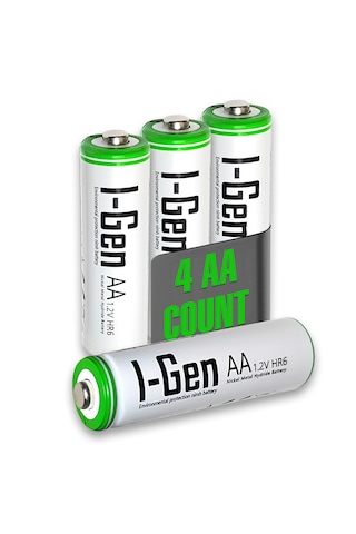 I-Gen G427 4'lü Pil Şarj Aleti + 4 Adet AA 2700 mAh Kalem Pilli Set 1.2V Ni-MH