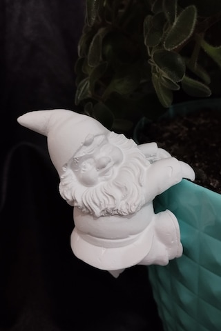 Ham Üçlü Noel Baba Teraryum Obje Saksı Süsü Dekoratif Obje 3 Adet