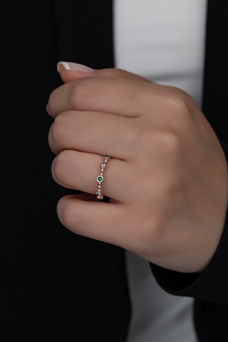 Gümüş Prenses Yüzük Rose Gold Kaplama 925 Ayar Gümüş Rose Gold (511779911)